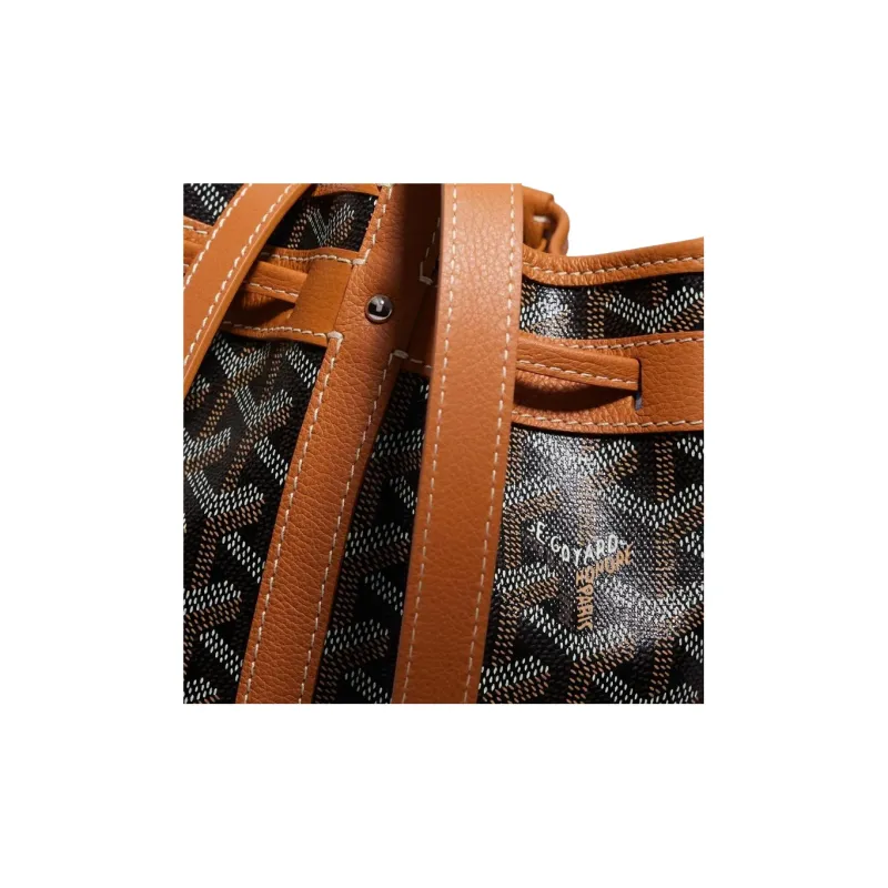 GOYARD Snoopy Co branded Petit Flot Canvas With Leather Bucket Bag, Shoulder Bag Women's-3