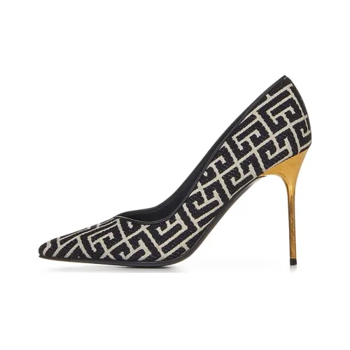 BALMAIN Ruby 95mm Monogram Pumps