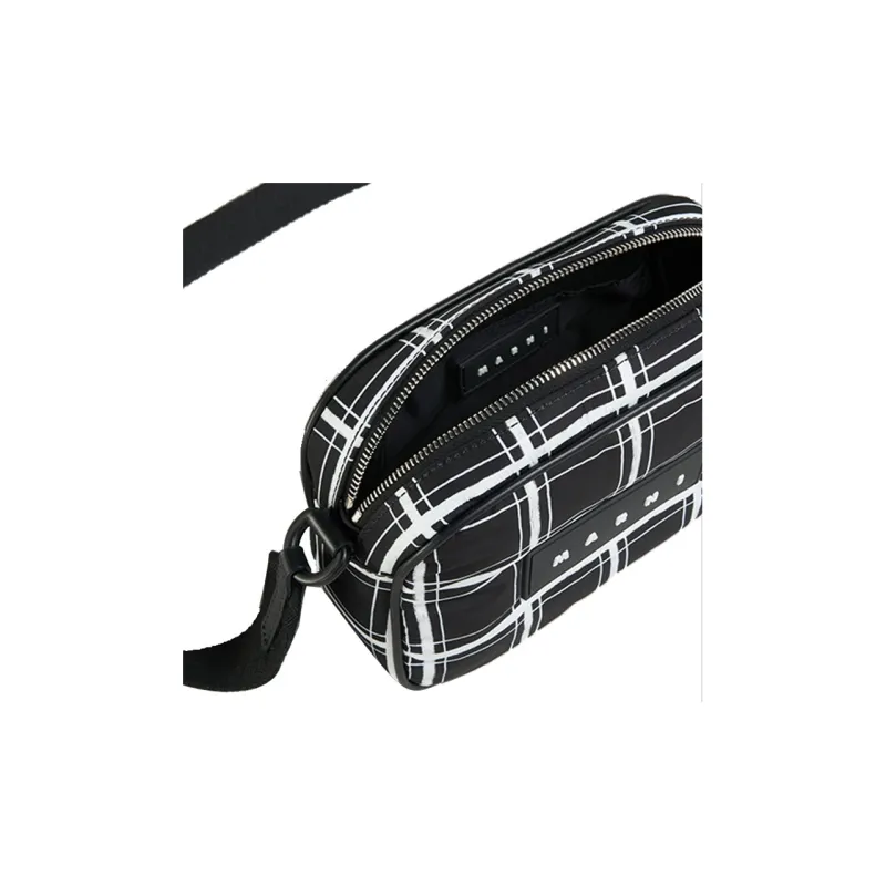MARNI Polyester Camera Bag, Shoulder Bag, Crossbody Bag Regular Women's Black-3