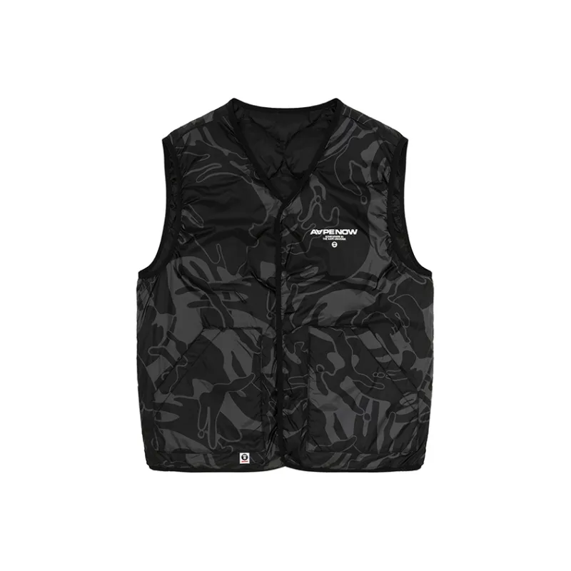 Aape Embroidered-pattern Padded Gilet-2