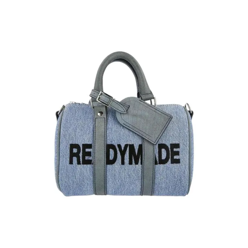READYMADE Fabric Handbag Women's Blue-0
