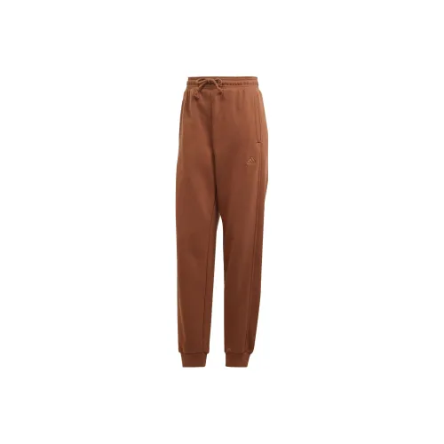 Adidas Knitted Sweatpants Women's Brown