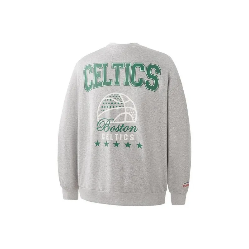 NBA Team Celtic Sweatshirt Unisex Gray-1