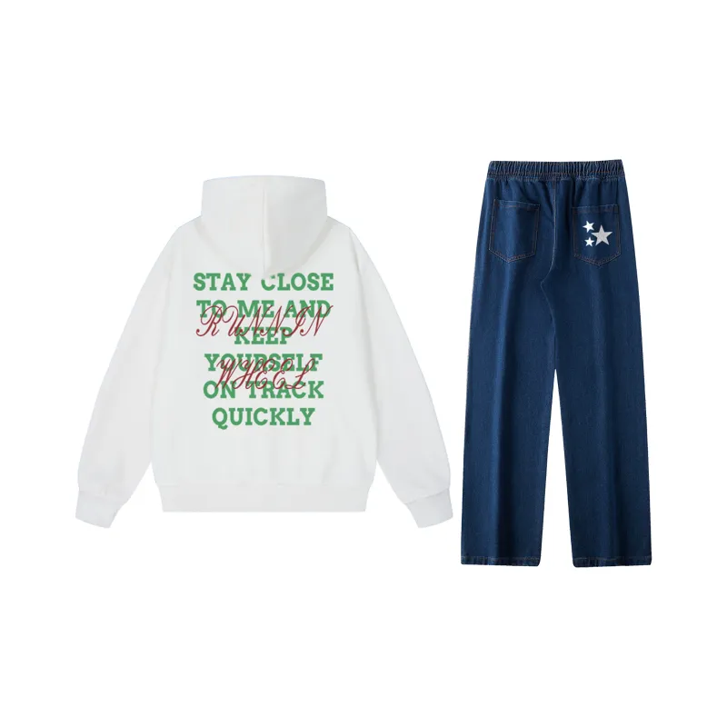 RUNNINWHEEL Sweatshirt Sets Unisex-26