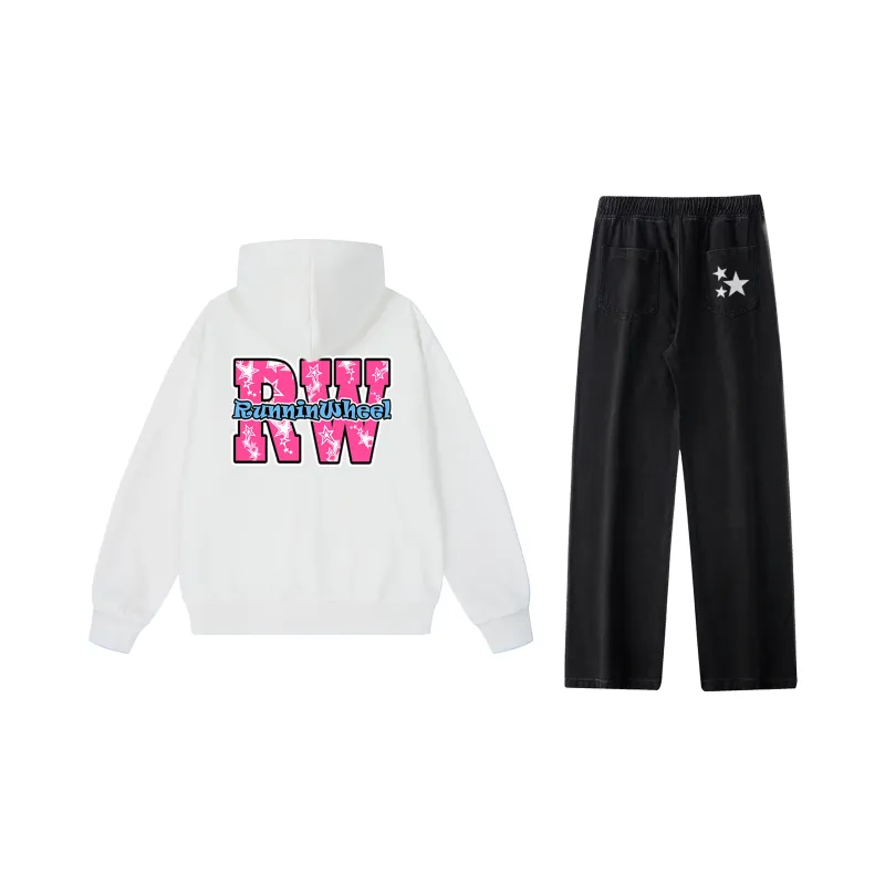 RUNNINWHEEL Sweatshirt Sets Unisex-8