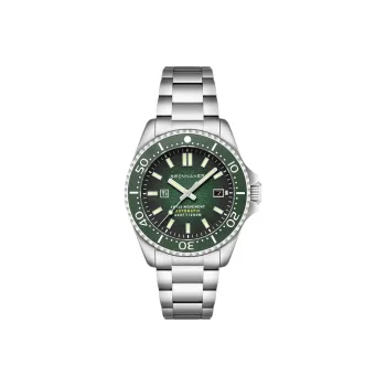SPINNAKER TESEI Collection Wrist Watch Automatic Mechanical Movement Titanium Strap Green Dial Men's Watches
