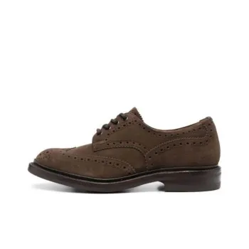 Tricker's Brogue-detail Suede Brogues
