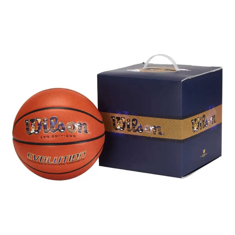 Wilson PU Basketball Red Brown Size 7 Ball Training Match Unisex-0