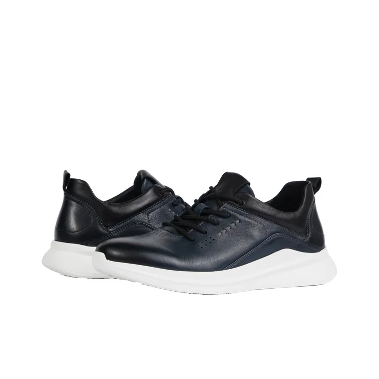 TIMOTHY&CO. Low-Top Casual Shoes 2cm Men's Navy Blue-3