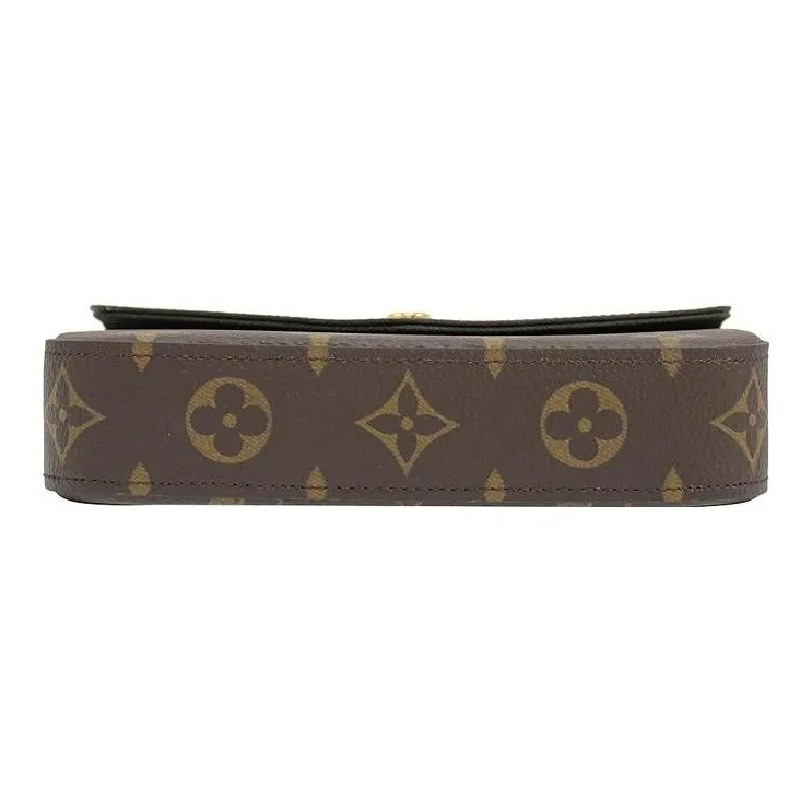 LOUIS VUITTON Félicie Strap & Go Monogram Khaki Green/Ebony-3