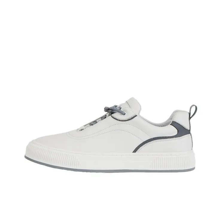 TIMOTHY&CO. Low-Top Skateboard Shoes Men's White-0