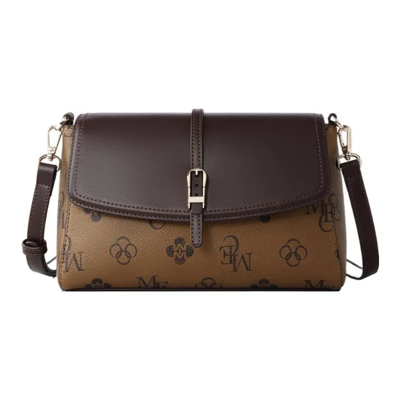 MEXICAN Polyurethane Shoulder Bag, Crossbody Bag Women's Ecru & Apricot/Brown & Dark Coffee/Dark Brown & Brown-7