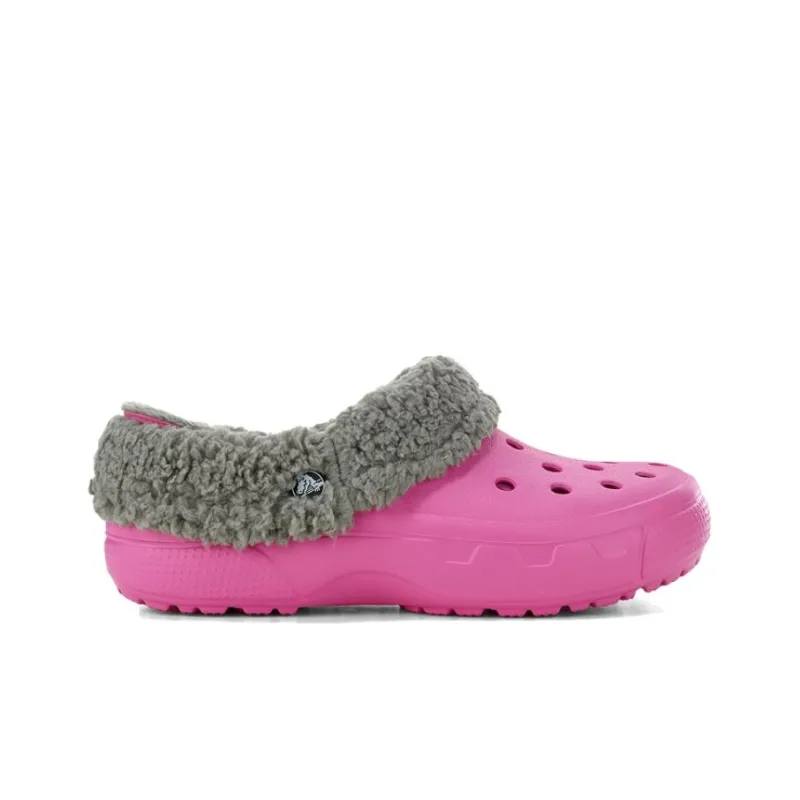 Crocs Mammoth Evo Lined Clogs 'Pink Grey'-1