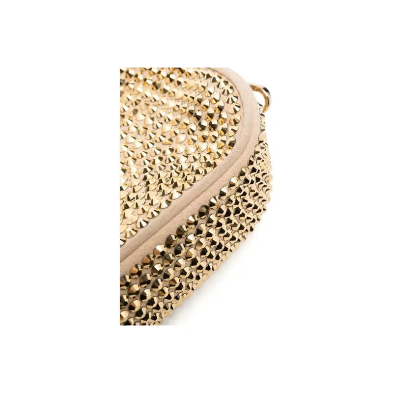 PHILIPP PLEIN Calfskin Suede Shoulder Bag Women's Gold-2