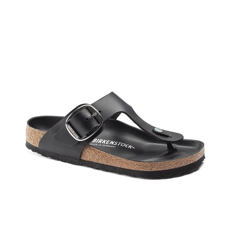 Birkenstock Gizeh Flip Flops Women's Black Narrow Fit-1