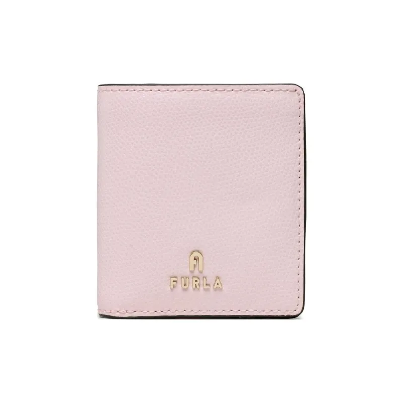 Furla Cow Leather Wallet Small Size Women's Pink-0