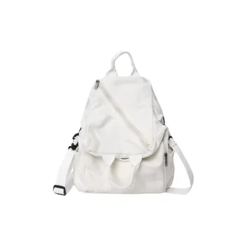 UNITE STAR Canvas Hand held Backpack Medium Size Unisex Black/White/Brown