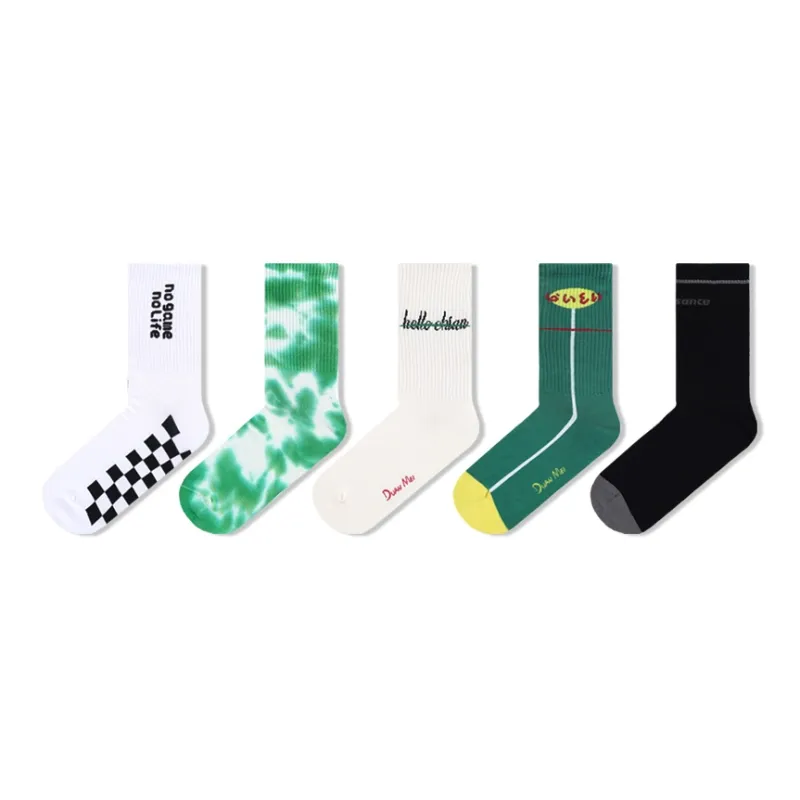 Duanmei Unisex Mid Calf Socks-0