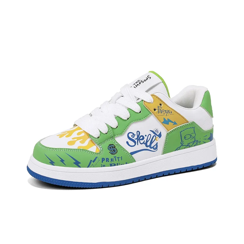 The Simpsons Low Top Skateboard Shoes Unisex-78