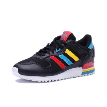 Adidas Originals ZX 700 Cushioning, Wear Resistant Low Top Running Shoes Women's Black