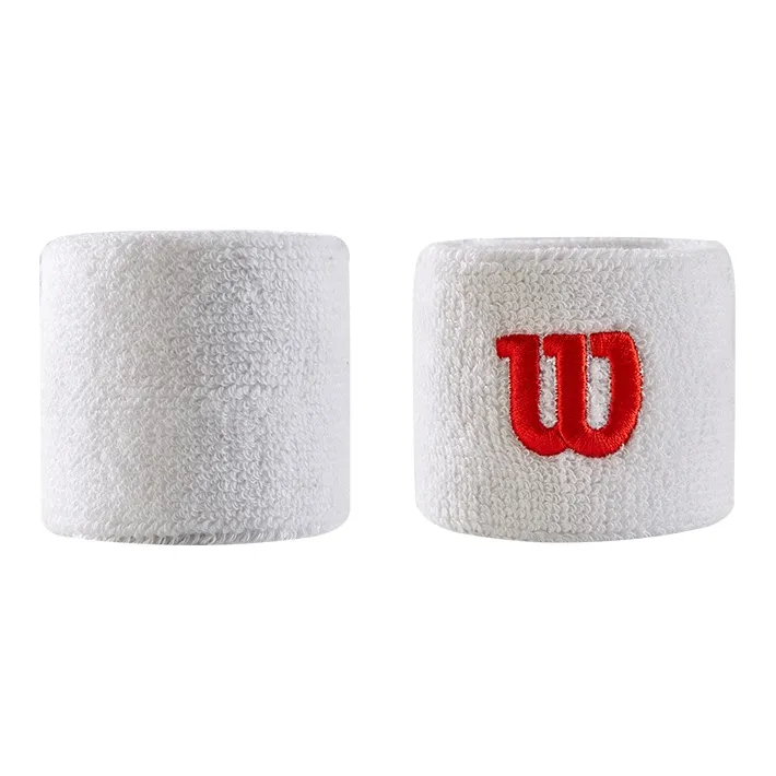Wilson Running Wristbands Breathable White-2