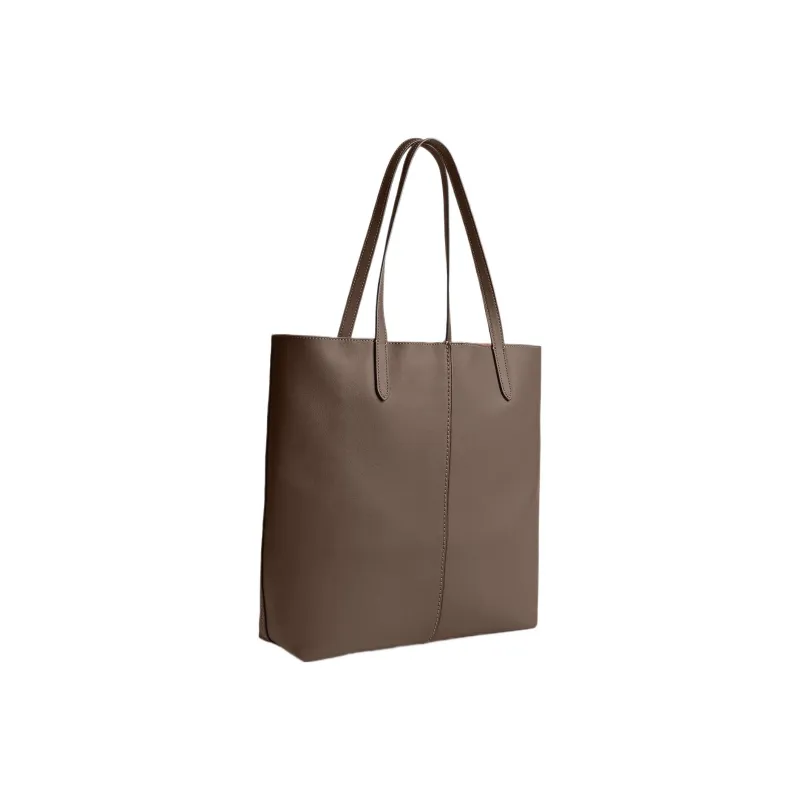 COACH Nomad Leather Tote Bag, Shopping Bag, Leather Handbags, Shoulder Bags Regular Women's Umber-2