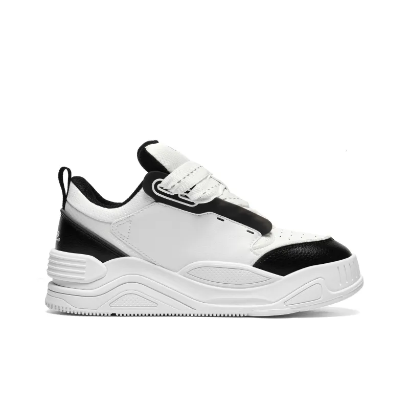 Coca Cola Puffy Shoes Low Top Stylish Skateboarding Shoes Unisex White-1