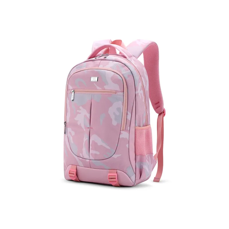SEPTWOLVES Fabric Backpack Regular Unisex Camouflage/Black/Pink-6