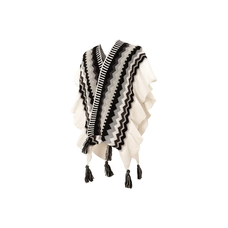 BAIJUAN Shawls Women's-8