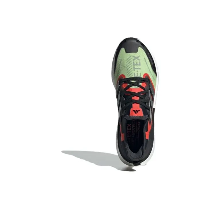 Adidas Ultra Boost Light Gore Tex Core Black Silver Metallic Lucid Lemon-3