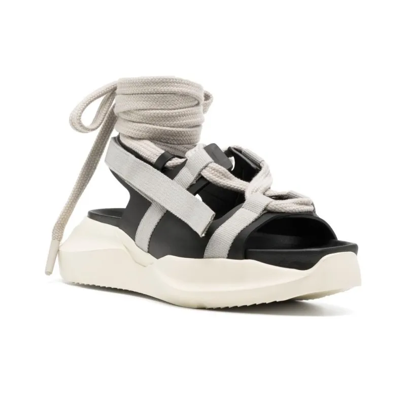 RICK OWENS/RO Beach Sandals Men's Black-2