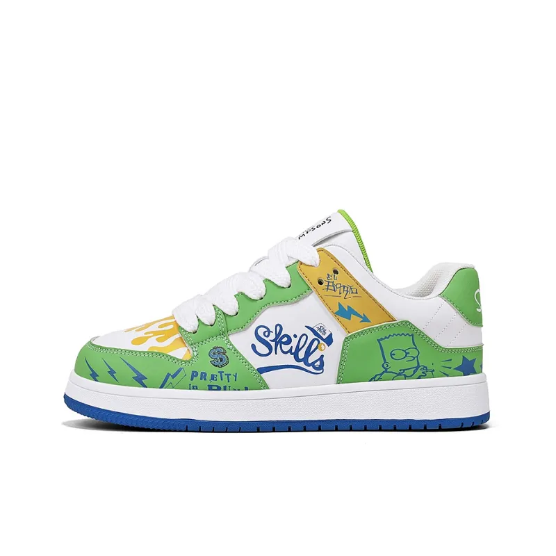 The Simpsons Low Top Skateboard Shoes Unisex-77