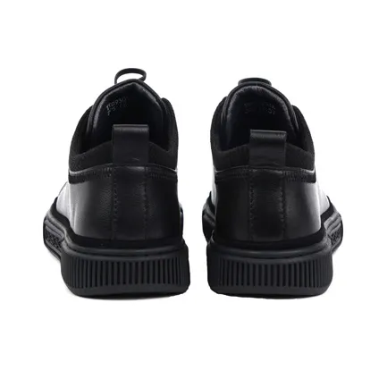 TIMOTHY&CO. Low-Top Skateboard Shoes Men's Black-4