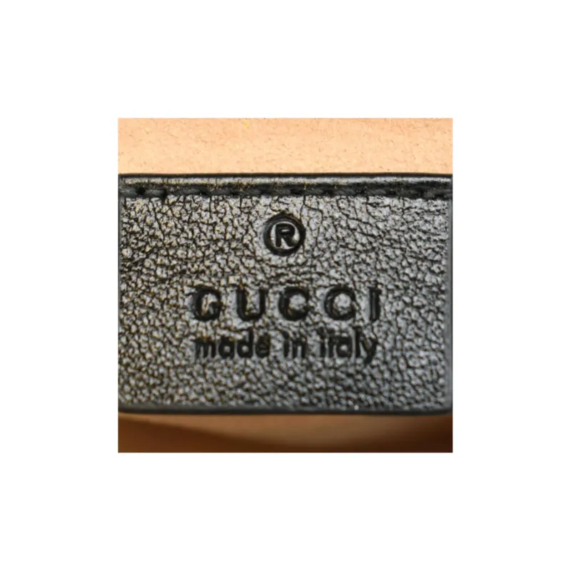 GUCCI GG Marmont Canvas With Leather Handbag Shoulder Bag Crossbody Bag Mini Women's Brown/Black-9