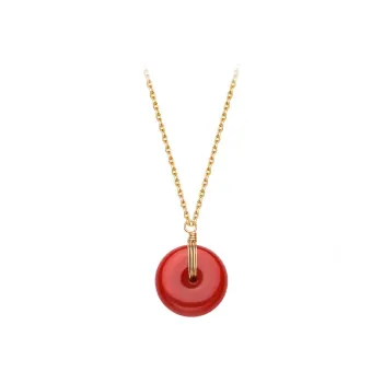 AGOVSKI Agate Jade Necklaces Women's