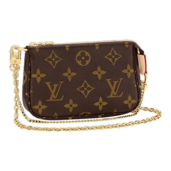 LOUIS VUITTON Mini Pochette Accessories On Chain Monogram