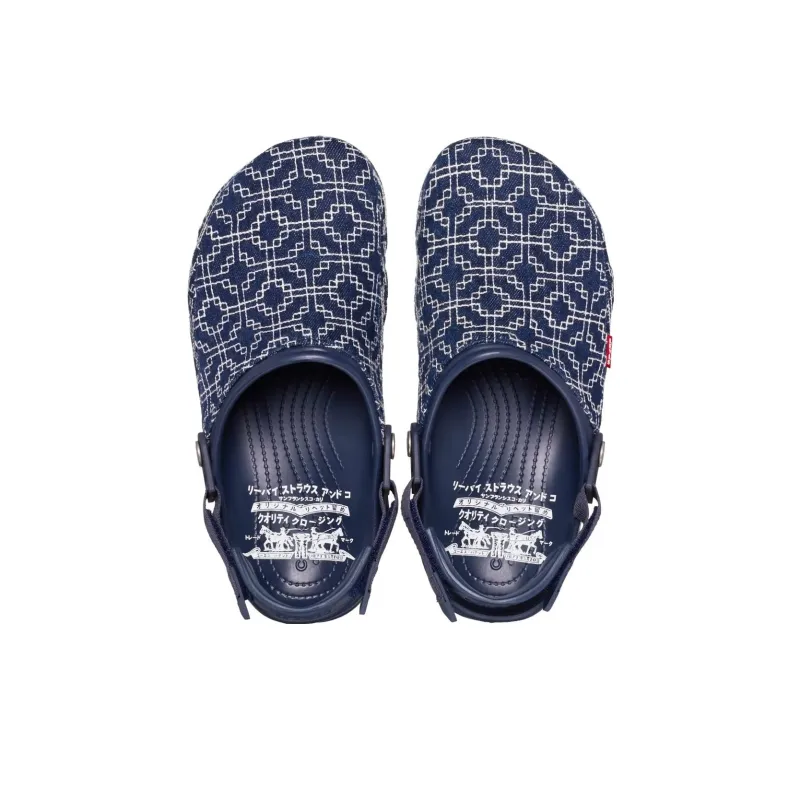 Crocs Classic All Terrain Clog Levi's Sashiko Dark Wash-3