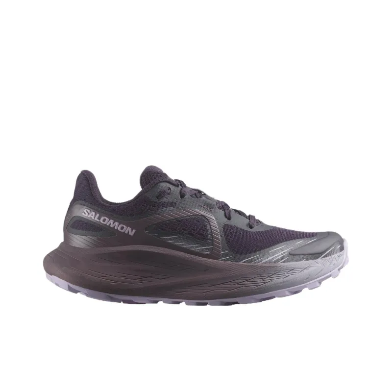 SALOMON Glide Ma Slip Resistant Low Top Running Shoes Women's Purple-1