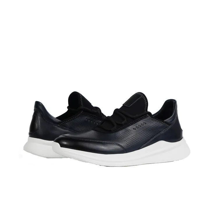 TIMOTHY&CO. Low-Top Casual Shoes Men's Navy Blue-3