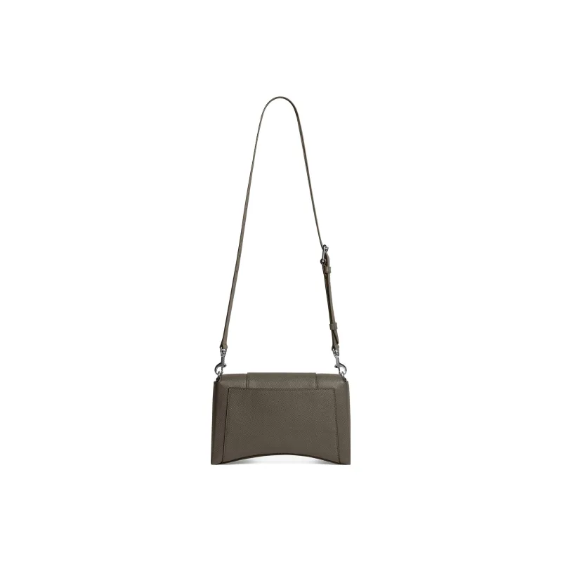 Balenciaga Downtown Soft Textured Calfskin Shoulder Bag Crossbody Bag Extra Small Men's Dark Green-4