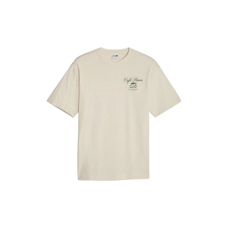 PUMA CLASSICS T Shirts Men Light Beige-1