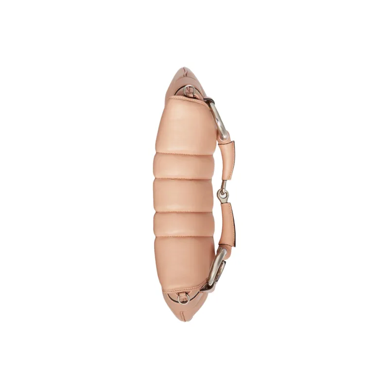 GUCCI Horsebit 1955 Quilting Leather Shoulder Bag Handbag Shoulder Bag Women's Pink-6