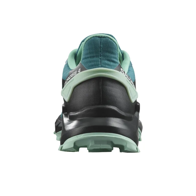 SALOMON Supercross 4 Anti-Slip Wear-Resistant Low-Top Running Shoes Women's Blue-4