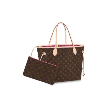 LOUIS VUITTON Neverfull Monogram Mm Pivoine Lining