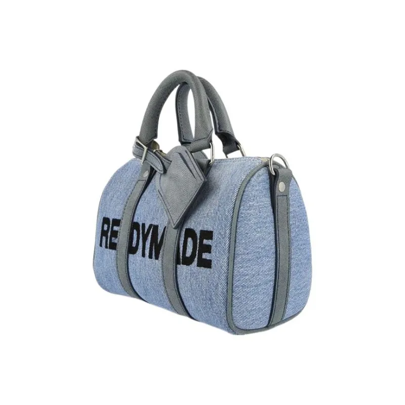 READYMADE Fabric Handbag Women's Blue-1