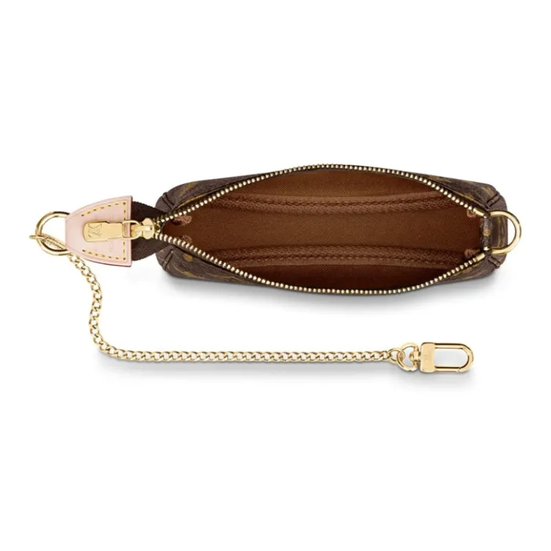LOUIS VUITTON Pochette Accessoires Monogram Mini Brown-3