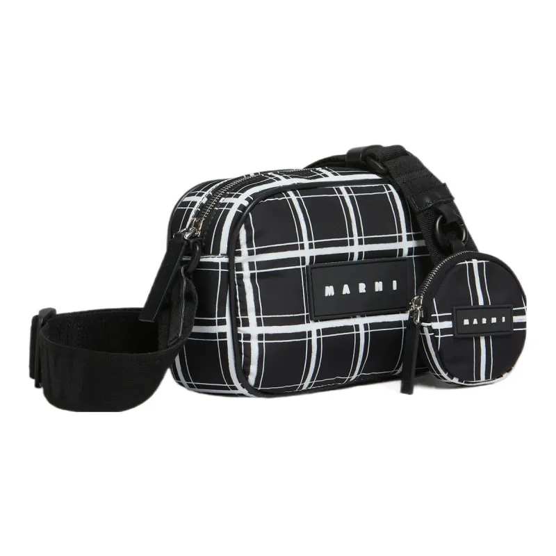 MARNI Polyester Camera Bag, Shoulder Bag, Crossbody Bag Regular Women's Black-1