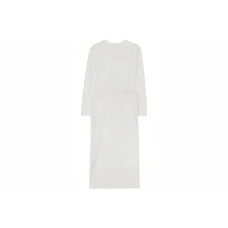 Yohji Yamamoto Long Sleeved Dresses Women's White-1