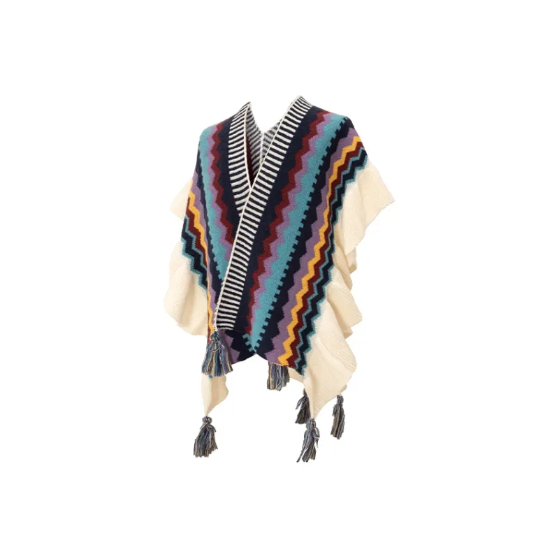 BAIJUAN Shawls Women's-6