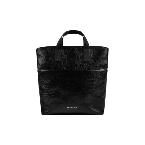 Balenciaga Explorer Arena Lambskin Handbag Regular Men's Black